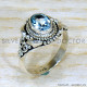 Blue Topaz 925 Sterling Silver Ring (SJWR-2241) Blue Topaz 925 Sterling Silver Ring (SJWR-2241)