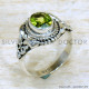 Peridot 925 Sterling Silver Ring (SJWR-2242) Peridot 925 Sterling Silver Ring (SJWR-2242)