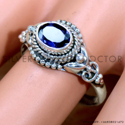 Iolite 925 Sterling Silver Ring (SJWR-2249)