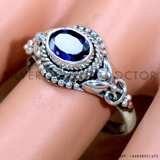 Iolite 925 Sterling Silver Ring (SJWR-2249) Iolite 925 Sterling Silver Ring (SJWR-2249)