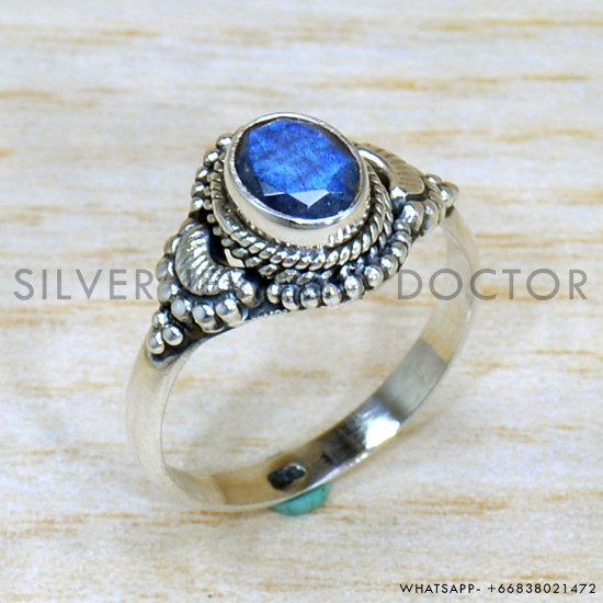 Labradorite 925 Sterling Silver Ring (SJWR-2259) Labradorite 925 Sterling Silver Ring (SJWR-2259)