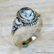 Blue Topaz 925 Sterling Silver Ring (SJWR-2260) Blue Topaz 925 Sterling Silver Ring (SJWR-2260)