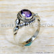 Amethyst 925 Sterling Silver Ring (SJWR-2261) Amethyst 925 Sterling Silver Ring (SJWR-2261)