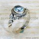 Blue Topaz 925 Sterling Silver Ring (SJWR-2262)