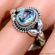 Blue Topaz 925 Sterling Silver Ring (SJWR-2262)