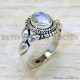 Rainbow Moonstone 925 Sterling Silver Ring (SJWR-2267) Rainbow Moonstone 925 Sterling Silver Ring (SJWR-2267)