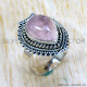 Rose Quartz 925 Sterling Silver Ring (SJWR-2370) Rose Quartz 925 Sterling Silver Ring (SJWR-2370)