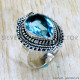 Blue Topaz 925 Sterling Silver Ring (SJWR-2371) Blue Topaz 925 Sterling Silver Ring (SJWR-2371)