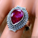 Ruby 925 Sterling Silver Ring (SJWR-2374) Ruby 925 Sterling Silver Ring (SJWR-2374)