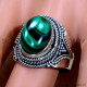 Malachite 925 Sterling Silver Ring (SJWR-2382) Malachite 925 Sterling Silver Ring (SJWR-2382)