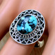 Turquoise 925 Sterling Silver Ring (SJWR-2394) Turquoise 925 Sterling Silver Ring (SJWR-2394)