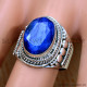 Sapphire 925 Sterling Silver Ring (SJWR-2401)