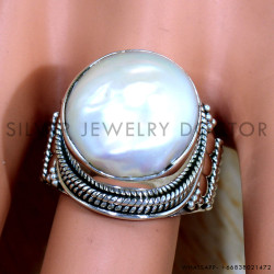 Pearl 925 Sterling Silver Ring (SJWR-2411)