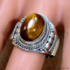 Tiger Eye 925 Sterling Silver Ring (SJWR-2413) Tiger Eye 925 Sterling Silver Ring (SJWR-2413)