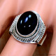 Black Onyx 925 Sterling Silver Ring (SJWR-2415) Black Onyx 925 Sterling Silver Ring (SJWR-2415)