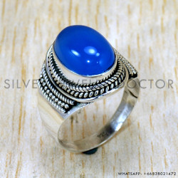 Chalcedony 925 Sterling Silver Ring (SJWR-2419) Chalcedony 925 Sterling Silver Ring (SJWR-2419)