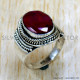 Ruby 925 Sterling Silver Ring (SJWR-2420) Ruby 925 Sterling Silver Ring (SJWR-2420)