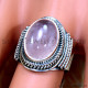Rose Quartz 925 Sterling Silver Ring (SJWR-2423)