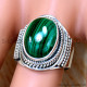 Malachite 925 Sterling Silver Ring (SJWR-2428) Malachite 925 Sterling Silver Ring (SJWR-2428)