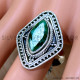 Emerald 925 Sterling Silver Ring (SJWR-2436) Emerald 925 Sterling Silver Ring (SJWR-2436)