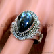 Labradorite 925 Sterling Silver Ring (SJWR-2446) Labradorite 925 Sterling Silver Ring (SJWR-2446)