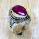 Ruby 925 Sterling Silver Ring (SJWR-2450) Ruby 925 Sterling Silver Ring (SJWR-2450)