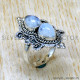 Rainbow Moonstone 925 Sterling Silver Ring (SJWR-2456) Rainbow Moonstone 925 Sterling Silver Ring (SJWR-2456)