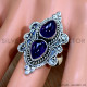 Amethyst 925 Sterling Silver Ring (SJWR-2457) Amethyst 925 Sterling Silver Ring (SJWR-2457)