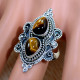 Tiger Eye 925 Sterling Silver Ring (SJWR-2459) Tiger Eye 925 Sterling Silver Ring (SJWR-2459)