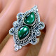 Malachite 925 Sterling Silver Ring (SJWR-2462) Malachite 925 Sterling Silver Ring (SJWR-2462)
