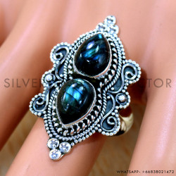 Labradorite 925 Sterling Silver Ring (SJWR-2463)