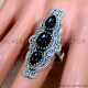 Black Onyx 925 Sterling Silver Ring (SJWR-2465) Black Onyx 925 Sterling Silver Ring (SJWR-2465)