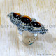 Tiger Eye 925 Sterling Silver Ring (SJWR-2469) Tiger Eye 925 Sterling Silver Ring (SJWR-2469)