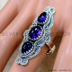 Amethyst 925 Sterling Silver Ring (SJWR-2474) Amethyst 925 Sterling Silver Ring (SJWR-2474)
