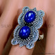 Lapis Lazuli 925 Sterling Silver Ring (SJWR-2477) Lapis Lazuli 925 Sterling Silver Ring (SJWR-2477)