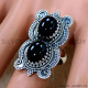 Black Onyx 925 Sterling Silver Ring (SJWR-2481) Black Onyx 925 Sterling Silver Ring (SJWR-2481)