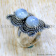 Rainbow Moonstone 925 Sterling Silver Ring (SJWR-2483) Rainbow Moonstone 925 Sterling Silver Ring (SJWR-2483)