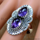 Amethyst 925 Sterling Silver Ring (SJWR-2486) Amethyst 925 Sterling Silver Ring (SJWR-2486)