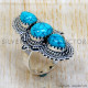 Turquoise 925 Sterling Silver Ring (SJWR-2495) Turquoise 925 Sterling Silver Ring (SJWR-2495)