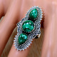 Malachite 925 Sterling Silver Ring (SJWR-2496) Malachite 925 Sterling Silver Ring (SJWR-2496)
