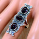 Garnet 925 Sterling Silver Ring (SJWR-2504) Garnet 925 Sterling Silver Ring (SJWR-2504)