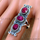 Ruby 925 Sterling Silver Ring (SJWR-2505) Ruby 925 Sterling Silver Ring (SJWR-2505)
