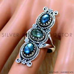 Labradorite 925 Sterling Silver Ring (SJWR-2506)
