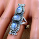 Rainbow Moonstone 925 Sterling Silver Ring (SJWR-2511)