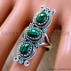 Malachite 925 Sterling Silver Ring (SJWR-2512) Malachite 925 Sterling Silver Ring (SJWR-2512)