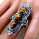Tiger Eye 925 Sterling Silver Ring (SJWR-2519) Tiger Eye 925 Sterling Silver Ring (SJWR-2519)