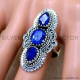 Sapphire 925 Sterling Silver Ring (SJWR-2522) Sapphire 925 Sterling Silver Ring (SJWR-2522)