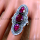 Ruby 925 Sterling Silver Ring (SJWR-2526) Ruby 925 Sterling Silver Ring (SJWR-2526)