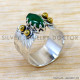 Green Onyx 925 Sterling Silver Ring (SJWR-2534) Green Onyx 925 Sterling Silver Ring (SJWR-2534)