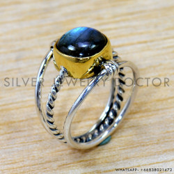 Labradorite 925 Sterling Silver Ring (SJWR-2544)